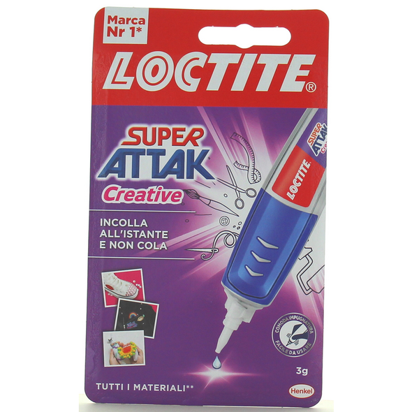 LOCTITE SUPER ATTAK CREATIVE 3g STRIP