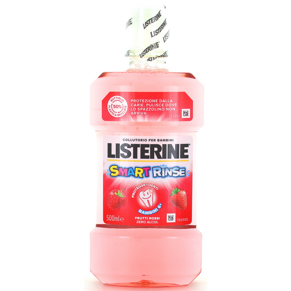 LISTERINE COLLUTORIO PER BAMBINI FRUTTI ROSSI 500 ML
