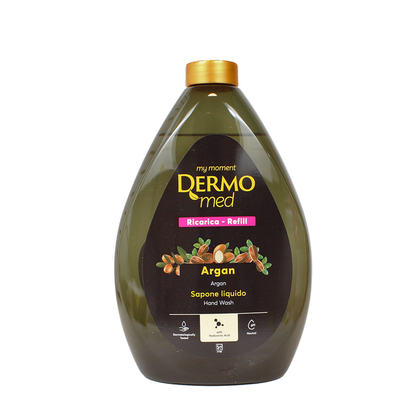 DERMOMED CREMA DI SAPONE LIQUIDO MANI RICARICA OLIO D'ARGAN 1 LITRO