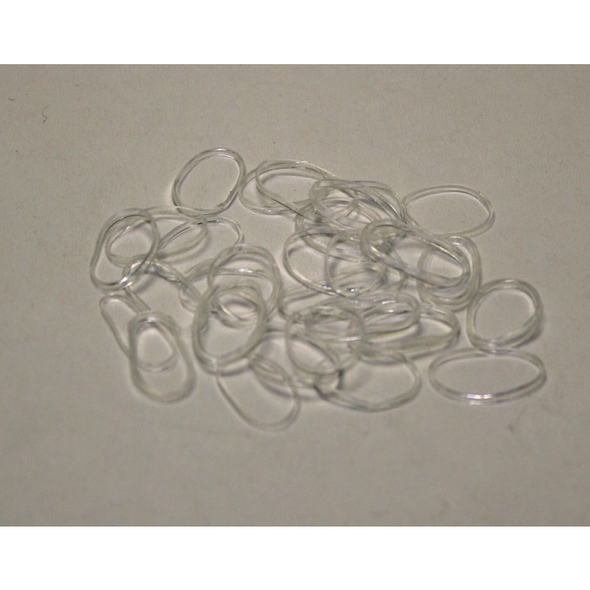 DEFILE' ACCESSORI PER CAPELLI ELASTICO CONFEZIONE 36 PEZZI COLORE TRASPARENTE