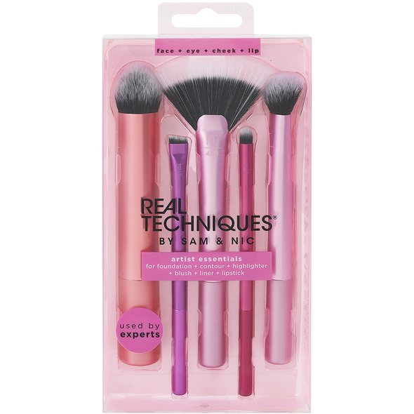 REAL TECHNIQUES ARTIST ESSENTIALS - SET COMPLETO PENNELLI VISO