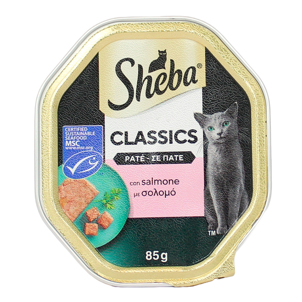SHEBA PATE' SALMONE VASCHETTA 85 GR 