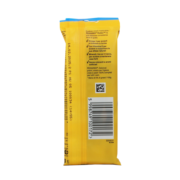 PEDIGREE ROPPER TRECCE MASTICABILI AL MANZO BUSTA 4 PZ.