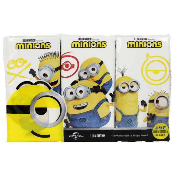 MINIONS FAZZOLETTI 6 PACCHETTI x 9  4 VELI #BAMBINI