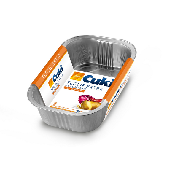 CUKI TEGLIE EXTRA ALLUMINIO 2 PEZZI 4/6 PORZIONI