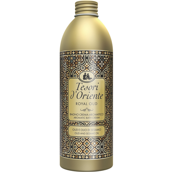 TESORI D'ORIENTE BAGNOCREMA ROYAL OUD, OUD e OLIO DI SESAMO 500 ML 