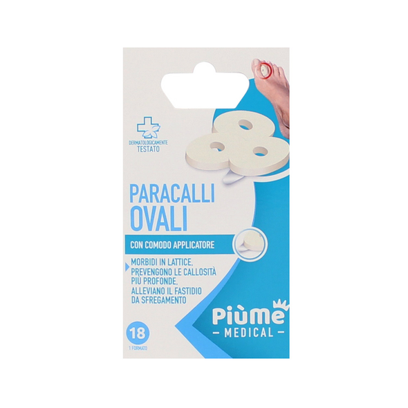 PIUME PARACALLI PROTETTIVI OVALI IN LATTICE 18 PZ