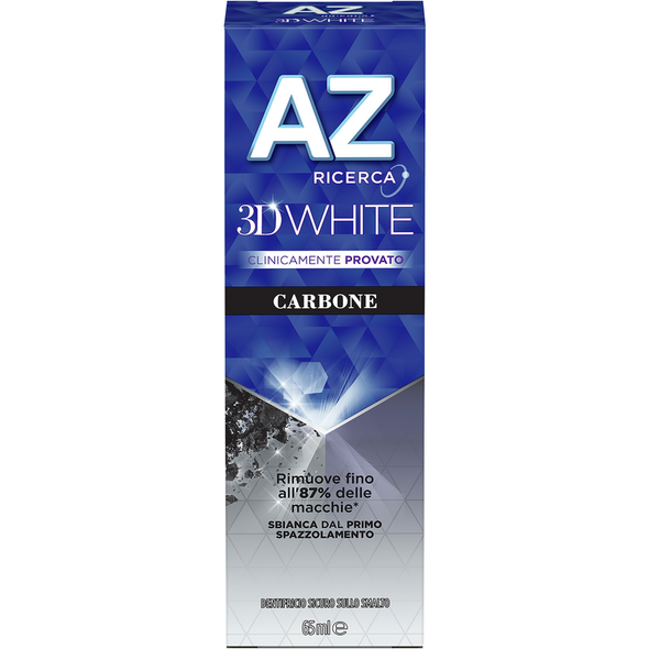 AZ DENTIFRICIO 3D WHITE CARBONE 65 ML