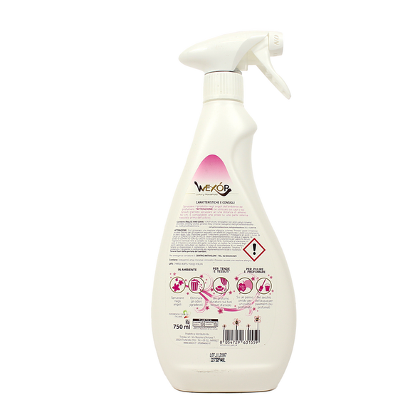 WEXOR DEO BOOSTER ESSENZA MULTIUSO CON MICROCAPSULE ROSA INGLESE, GERANIO E FIORI DI CILIEGIO TRIGGER 750 ML 