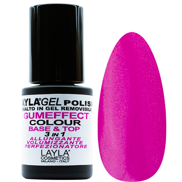 LAYLA SMALTO IN GEL COLOUR REMOVIBLE GUMEFFECT 3in1 BASE & TOP 09 AMNESIA