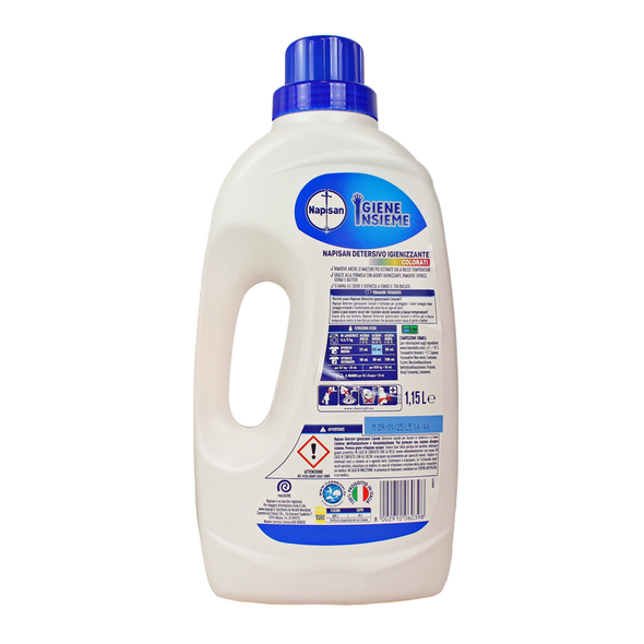 NAPISAN DETERSIVO IGIENIZZANTE LIQUIDO LAVATRICE COLORATI 23 LAVAGGI 