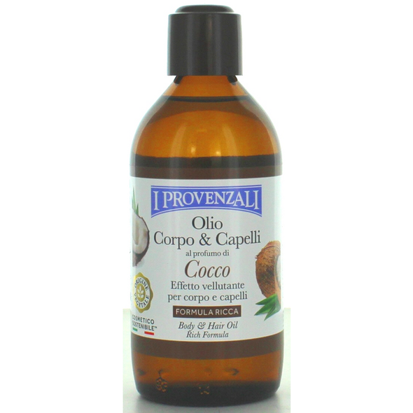I PROVENZALI OLIO CORPO E CAPELLI PROFUMO COCCO 200 ML