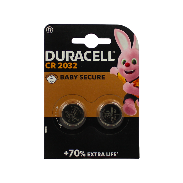 DURACELL BATTERIA LITHIUM LONG LASTING POWER 3 VOLT 2 PZ.2032