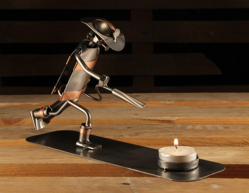 Fireman Candle Holder
