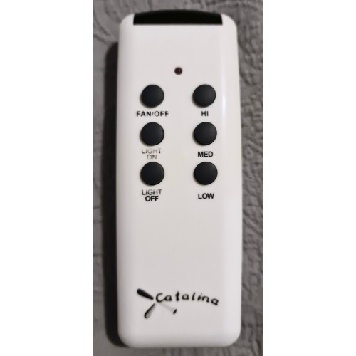 Genuine Refurbished Catalina V3 white Ceiling Fan Remote Control
