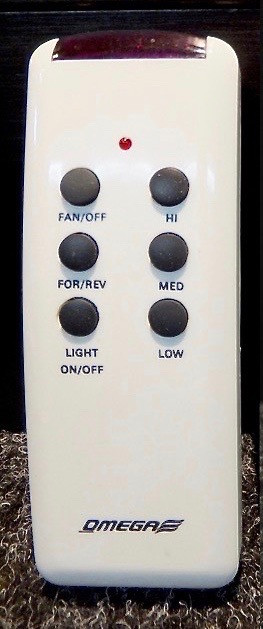 Genuine Refurbished Omega Ceiling Fan Remote Control Version V2 also for Hunter brand