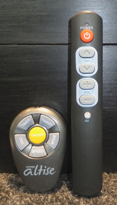 Omega Altise Tower Fan Model OT600E Replacement Remote Control V2