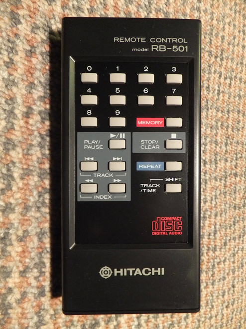 Hitachi RB-501 RB501 CD Player Remote Control 40286112 DA500 etc.
