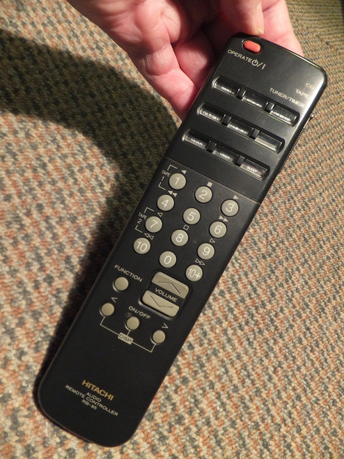 Hitachi RB-85 RB85 CD Player Remote Control 2573791 HCHFX85, HCUFX85 etc.