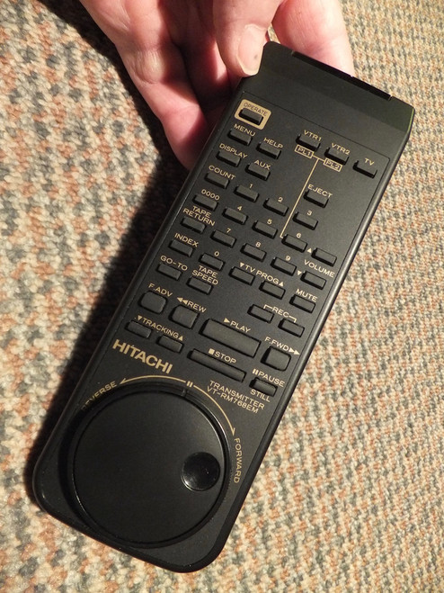 Hitachi VT-RM768EM VTRM768EM VCR TV Remote Control 5616321 VTM768EM etc.