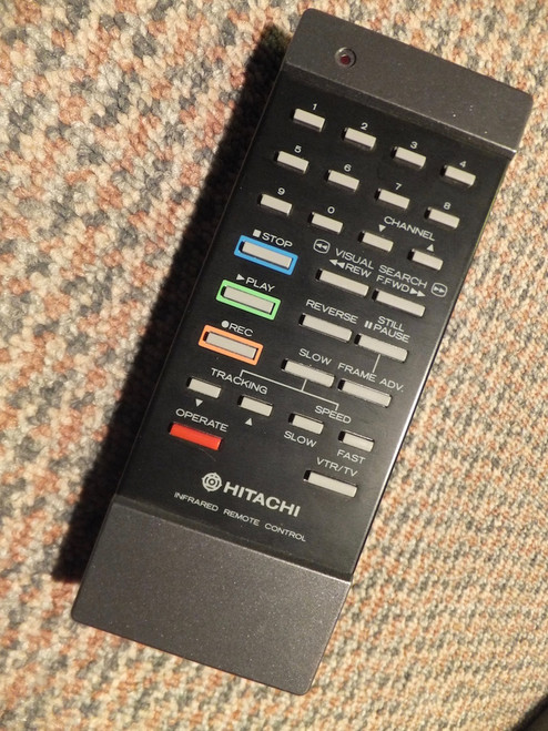 Hitachi VT7E VT8E VCR Remote Control 5639859