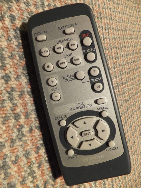 Hitachi DZ-RM1W DZRM1W DVD Camera Camcoder Remote Control HL11302 DZMV100