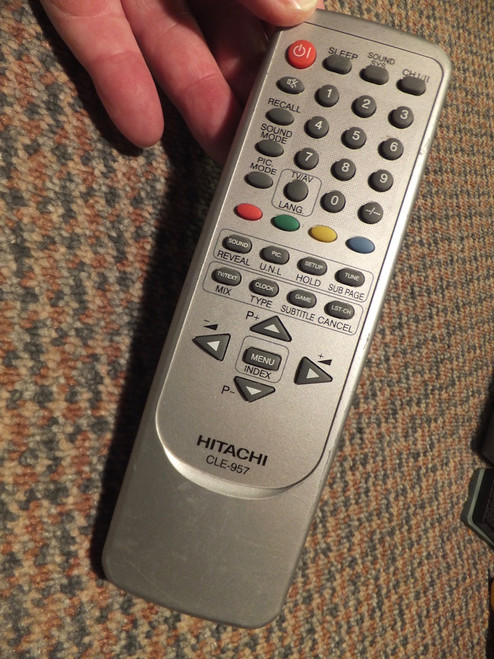 Hitachi CLE-957 CLE957 TV Remote Control YZ0806RC090001 YZ0806RC090003 C21F800SNT C29F800SNT