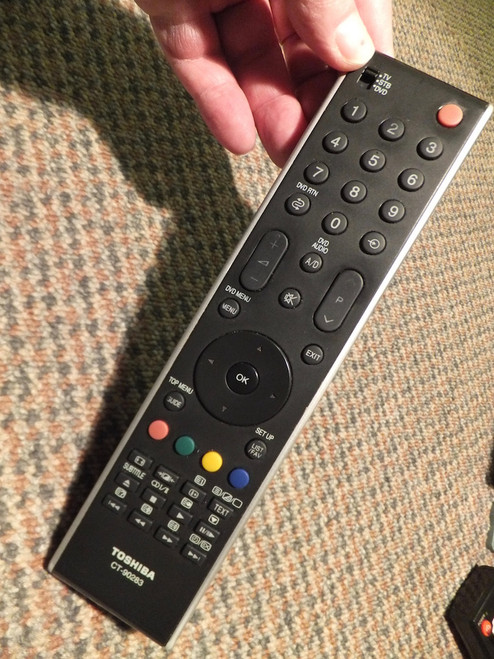 Toshiba CT-90283 CT90283 TV STB DVD Remote Control for 75008282 42C300A 32C3000A  37C3000A 42C3000A 40CV550A 42AV500A 32AV500A etc. etc.