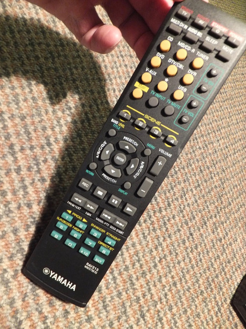 Yamaha RAV315 RAV250 AV Receiver Remote Control WN22730EU WC552800 RAV250 RAV315 HTR5740 HTR5750 RXV450 DSPAX450 HTR5740B HTR5740B HTR5750S RXV550 YHT450 YHT755 DSPAX457GD DTX3100 HTR5740 HTR5750 HTR5840 HTR5840BL HTR5850 RXV457 RXV550 RXV557 YHT750