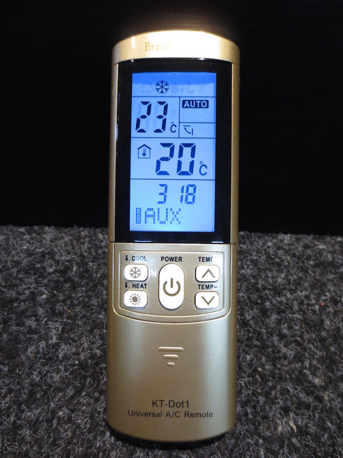 Aux Air Conditioner & Split System Pre-Programmed Remote Control KT-DOT1AUX