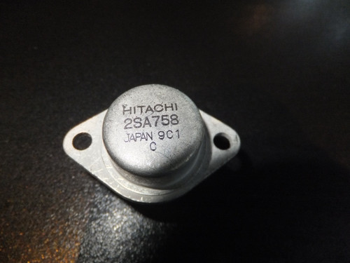 Hitachi 2SA758 PNP Silicon Transistor 2328252 TO3, TO-3