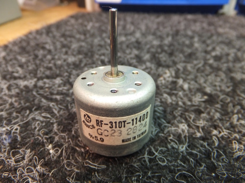 Mabuchi 5.9v DC Motor, RF-310T-11400, D/V5.9, CG23, 2824