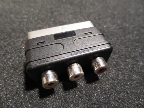 Hitachi Scart Euro Connector to RCA Adaptor