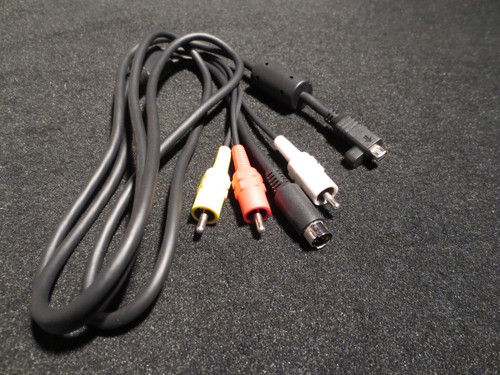 Hitachi & Panasonic Video Camera Camcorder A/V AV Cable RCA & S.Video EW12432 EW12433 for DZ-MV350E DZMV350E DZ-MV350A DZMV350A DZ-MV380A DZMV380A VDR-M30PP VDRM30PP