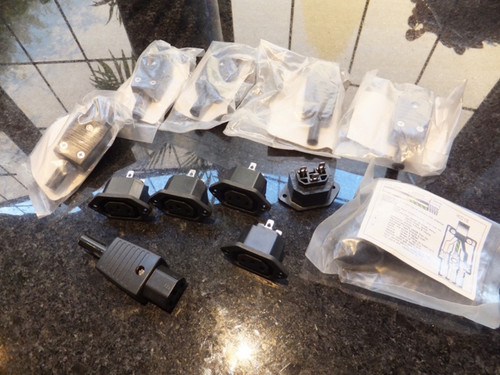 IEC15 240v AC Power Outlet Cable Plugs