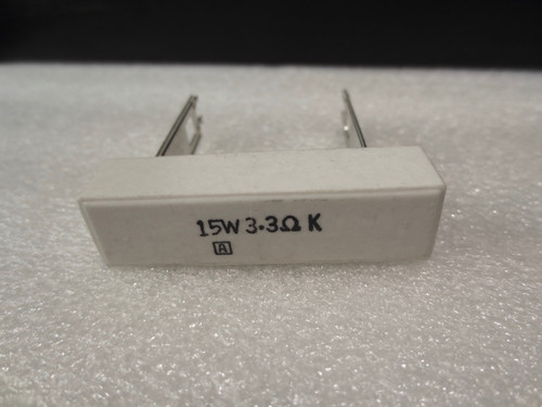 Hitachi 3.3 ohm 15 watt PCB Mount Resistor 3.3Ω 15w