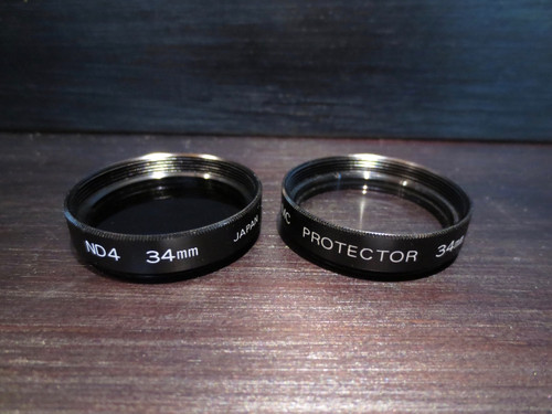 Hitachi VM-FL34 VMFL34 Video Camera Lens Filters with ND Filter for VM-H39E VMH39E etc.