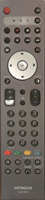 Hitachi CLE-970A CLE970A TV DVD Remote Control HL02332 for 32LD8800TA 37LD8800TA 42PD8800TA 42PD8900TA 55PD8800TA