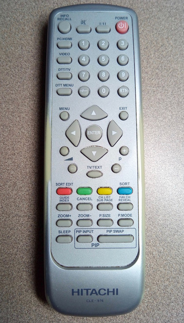 Hitachi CLE-976 TV Remote Control TE04351 for 42PD580DTA