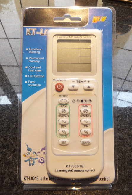 Qunda Air Conditioner A/C Learning Remote Control for Aircommand and any other unusual brand or RV remote control, in fact any brand at all.