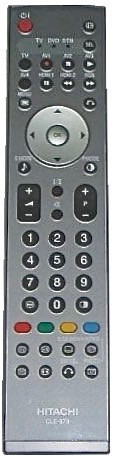 Hitachi CLE-979 CLE979 TV DVD Remote Control HL02341 for 32LD960DTA 42LD960DTA etc. etc.