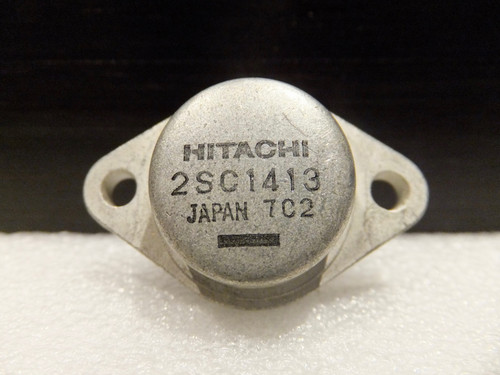 Hitachi 2SC1413 NPN Silicon Transistor 2320961 TO3, TO-3