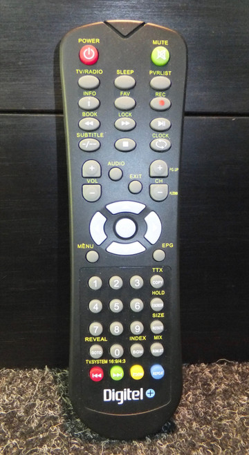Digitel HD3300 etc. Set Top Box Remote Control