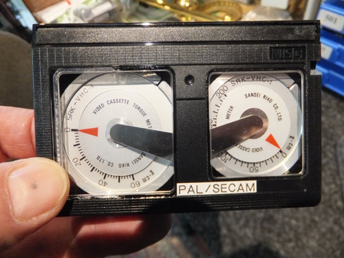 Sansei Riko VHS-C PAL Secam Video Cassette Tape Torque Meter SRK-VHC214