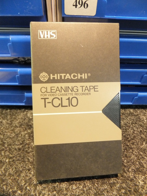 Hitachi VHS Video Cassette Recorder Head Cleaning Tape T-CL10 CT-101