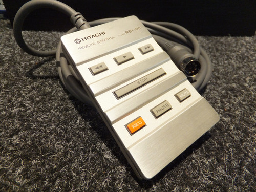 Hitachi Vintage Cassette Deck Wired Remote Control RB-100 RB100 for D-1100m D1100 etc. etc.