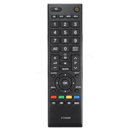 CT-90326 CT90326 TV Remote Control 75014827 for Toshiba 22AV600 26AV600 32AV600 37AV600 22AV700 26AV700 32AV700 32AV800 32AV800 32CV700 40CV700 26EL800 32EL800 32EL800 32HL800 42HL800 42HL800 32LV800 40LV800 40LV800 40RV700 22SL700 26SL700 32SL700 42