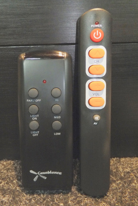 Casablanca Ceiling Fan Black Remote Control Replacement Version V2 (new version)