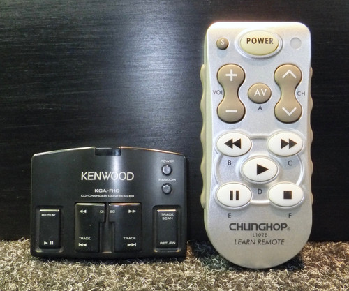 Kenwood KCA-R10 Car Stereo CD-Changer Remote Control Controller Replacement Remote A70081408 for KCA-FM10 KCAFM10 KCA-R10 KCAR10
