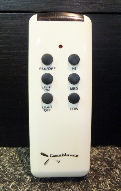 Genuine Refurbished Casablanca white V3 Ceiling Fan Remote Control